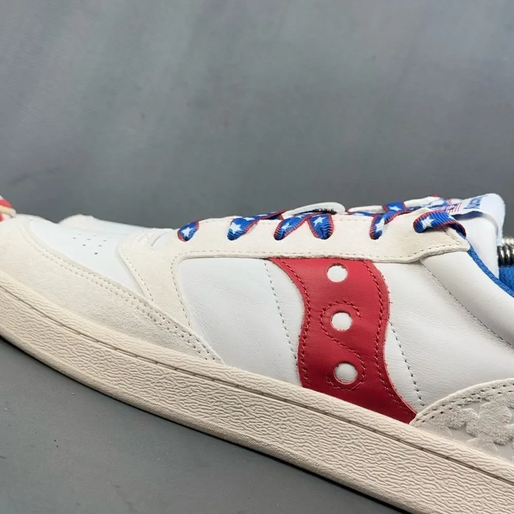 Saucony JAZZ COURT 1776 Patriotic Stars & Stripes sneaker shoes men’s 11.5 - Picture 2 of 10